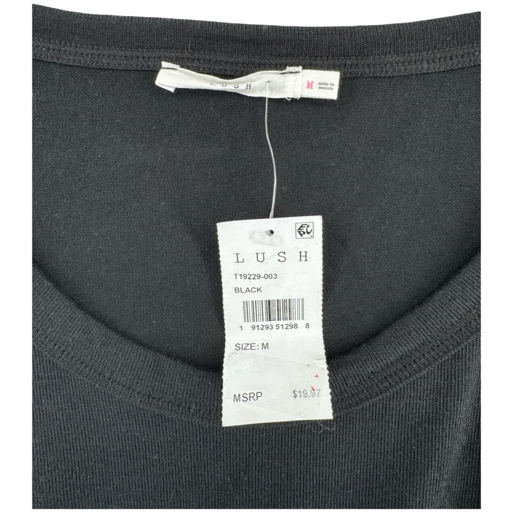 Lush Black Long Sleeve Top - NWT - Picture 2 of 6